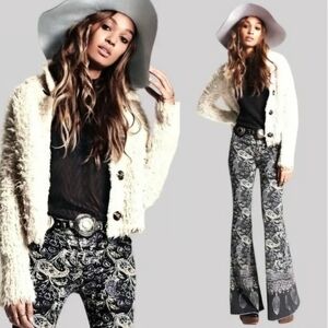 Free People Delhi Corduroy Flare Jeans Women's Size 27